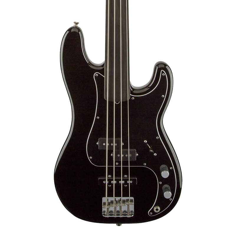

Бас-гитара Fender Tony Franklin Fretless Precision Bass — черный Fender Tony Fretless Precision Bass -