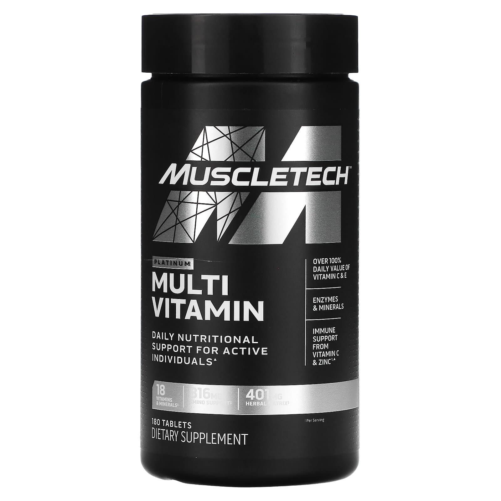 Мультивитамины MuscleTech, 180 таблеток мультивитамины muscletech 90 таблеток