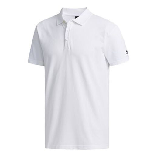 

Футболка Adidas M Mh Bsc Polo Solid Color Casual Sports Short Sleeve Polo Shirt Asia Edition White, Белый