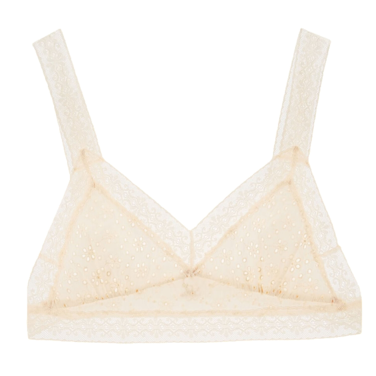 

Бюстгальтер Zara Embroidered Blonde Lace, бежевый