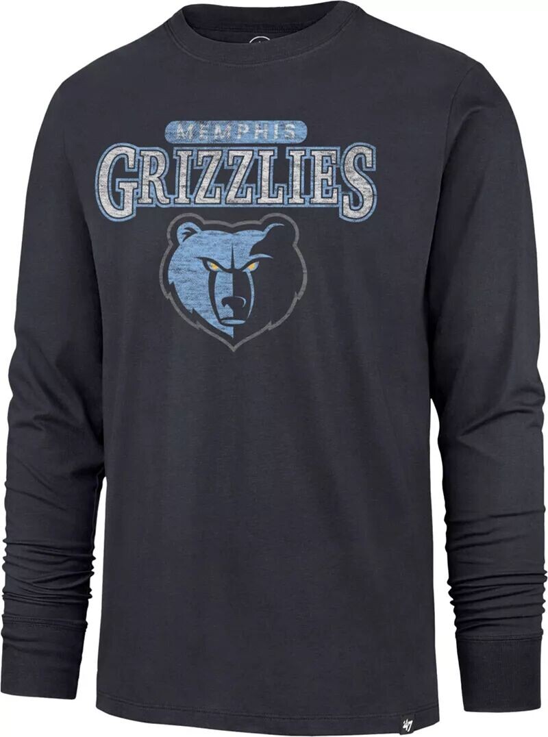 

Мужская синяя футболка с длинным рукавом '47 Memphis Grizzlies Linear Franklin
