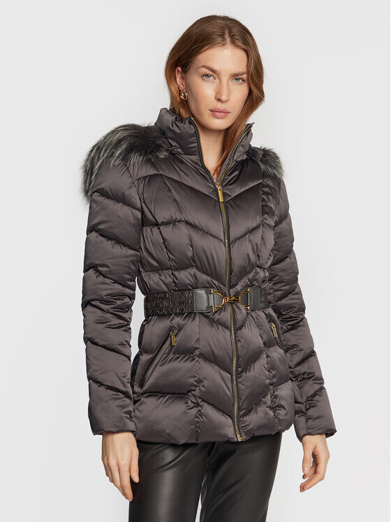 

Пуховик узкого кроя Marciano Guess, серый