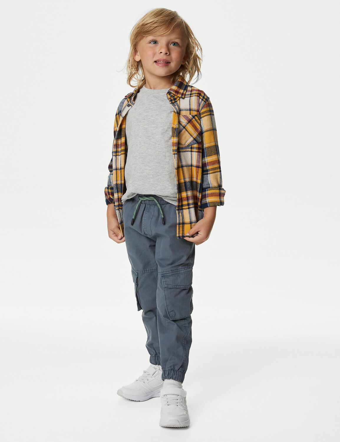 

Брюки карго из чистого хлопка (2–8 лет) Marks & Spencer