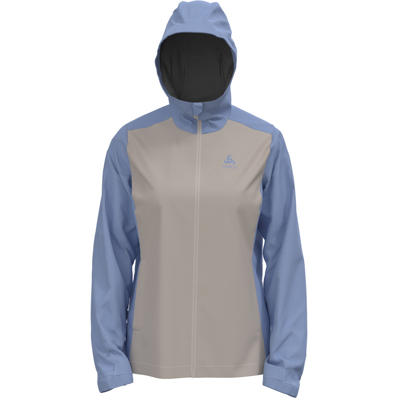 Женская куртка Aegis 2,5л Odlo, синий куртка didriksons демисезон лето средней длины силуэт трапеция водонепроницаемая ветрозащитная размер 40 бежевый