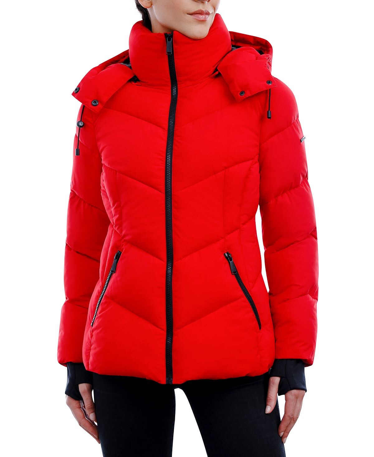 

Женское пуховое пальто с капюшоном, созданное для macy's BCBGeneration