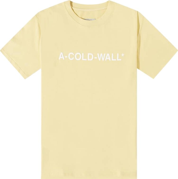 

Футболка A-Cold-Wall* Essential Logo T-Shirt 'Flaxen Beige', загар, Желтый