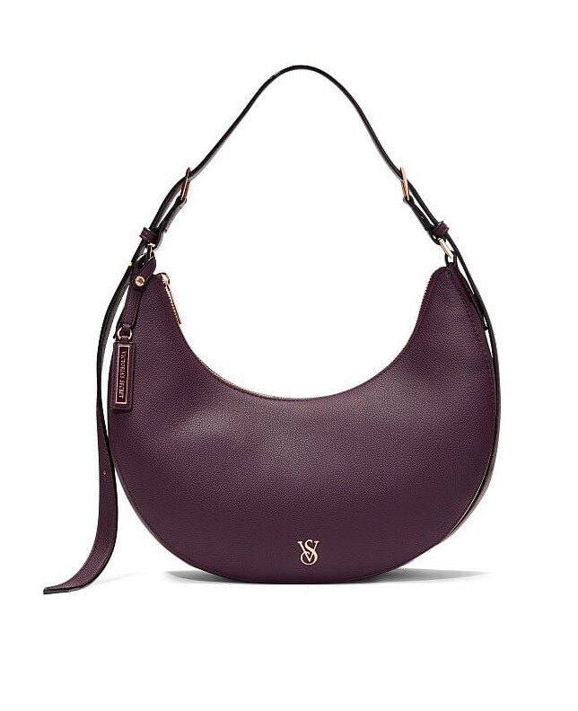 

Сумка хобо Victoria’s Secret Crescent Curve Shoulder, фиолетовый