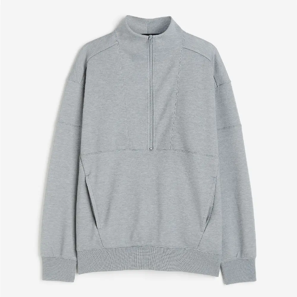 

Свитшот H&M Drymove With A Zip, серый