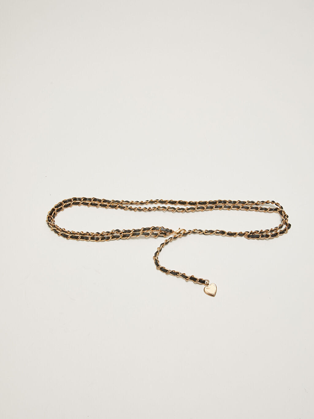 

Женский джинсовый ремень с кожаной цепочкой и сердцем LCW Accessories