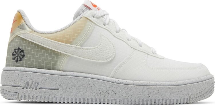 Nike Air Force 1 Crater GS Move To Zero White Orange CDEK.Shopping