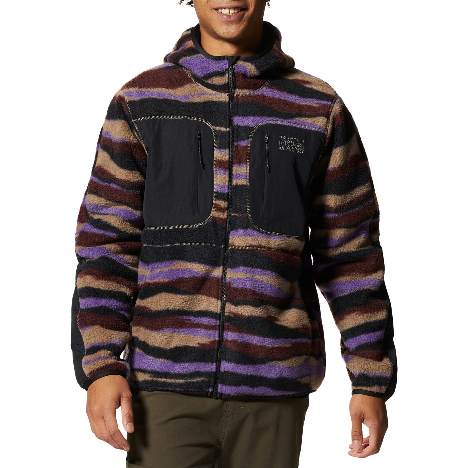 

Худи Mountain Hardwear HiCamp из флиса, trail dust landscape