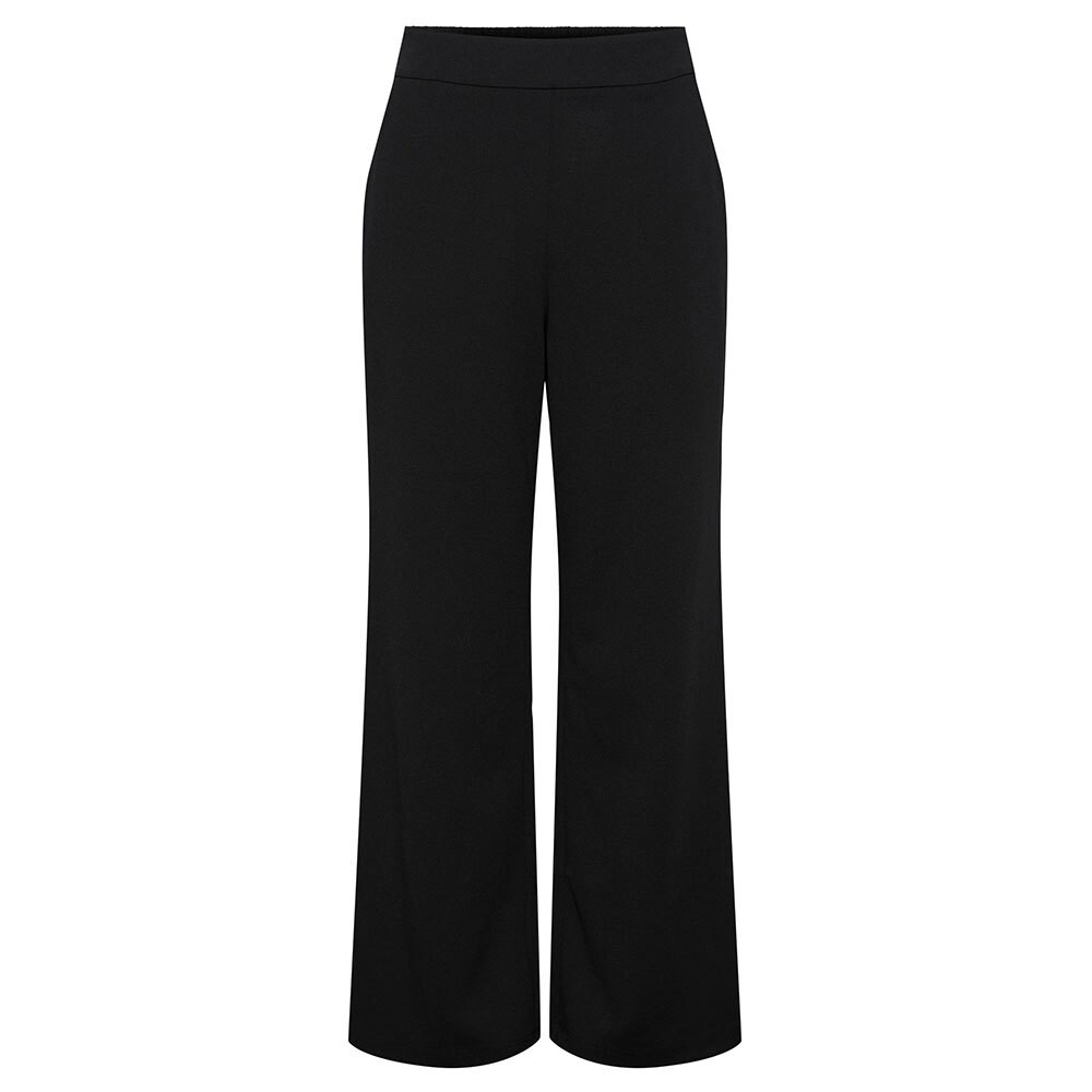 

Брюки Pieces Nula Wide Leg Fit High Waist, черный