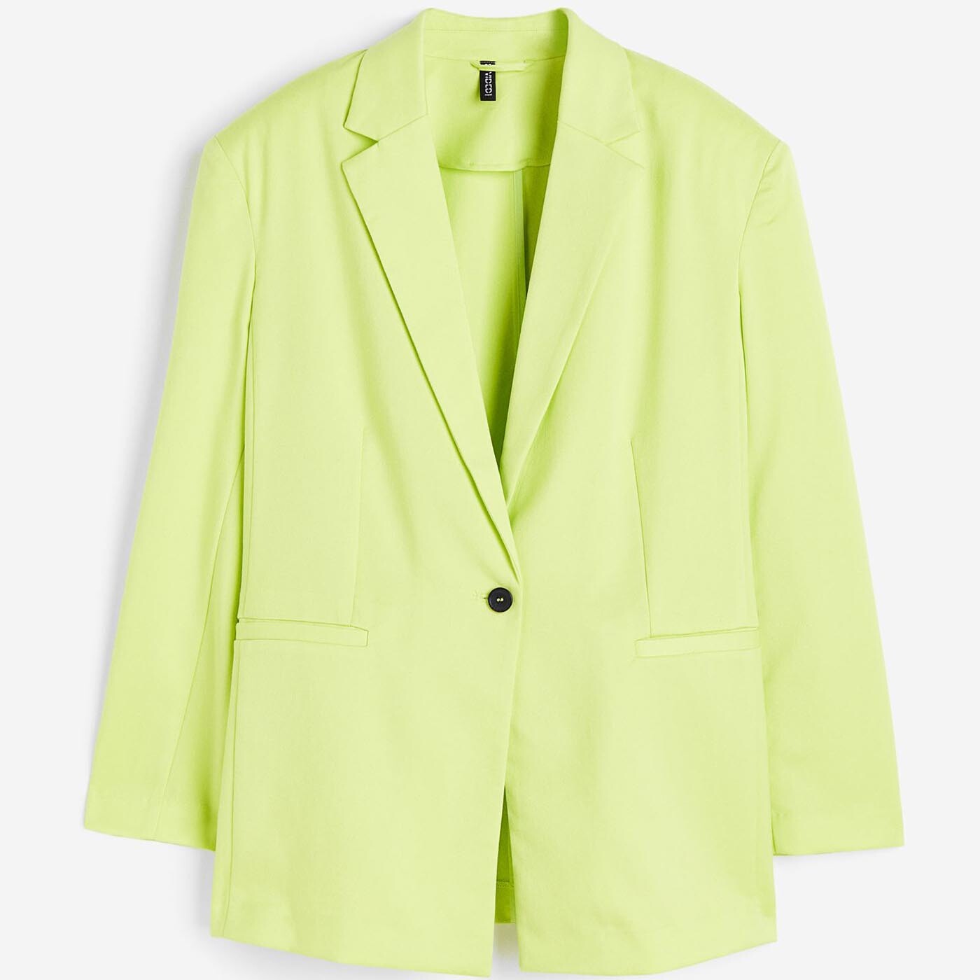 

Блейзер H&M Oversized Twill, светло-зеленый