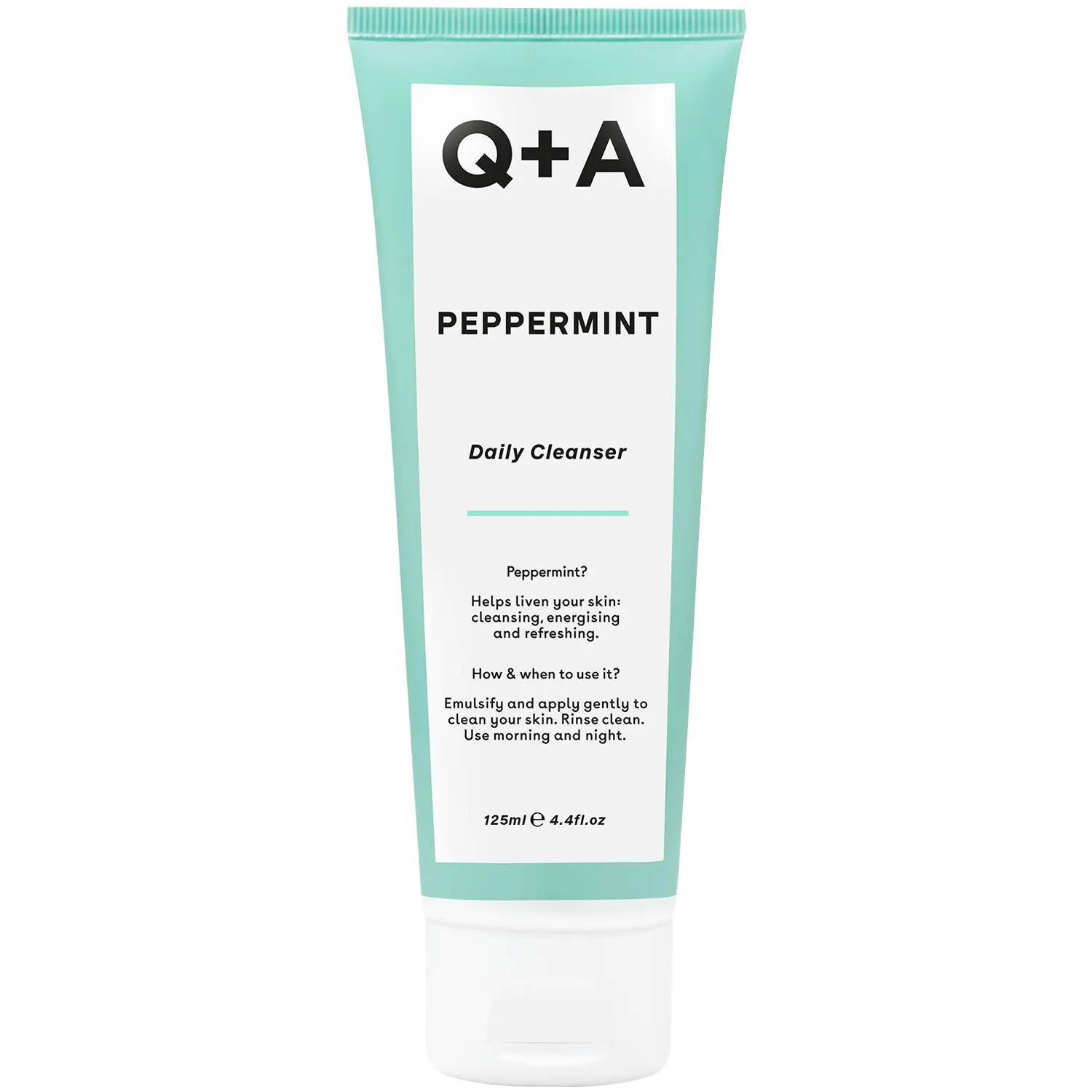 

Q+A Peppermint гель для умывания лица, 125 мл