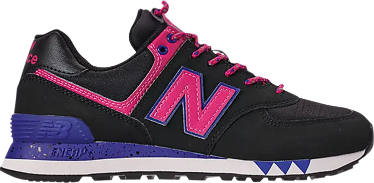 

Кроссовки New Balance Wmns 574 'Black Pink', черный