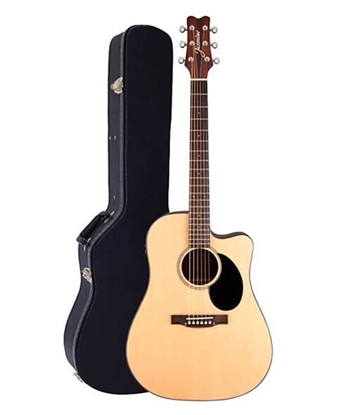 

Акустическая гитара Jasmine by Takamine JD93CE-NAT Dreadnought Acoustic-Electric Guitar with CASE