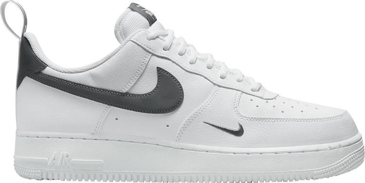 Кроссовки Nike Air Force 1 '07 LV8 UT 'White Metallic Dark Grey', белый - фото