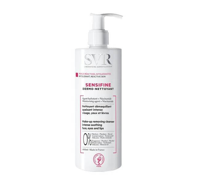 

SVR Sensifine Dermo-Nettoyant Интенсивно успокаивающее средство для снятия макияжа с лица и глаз 400 мл