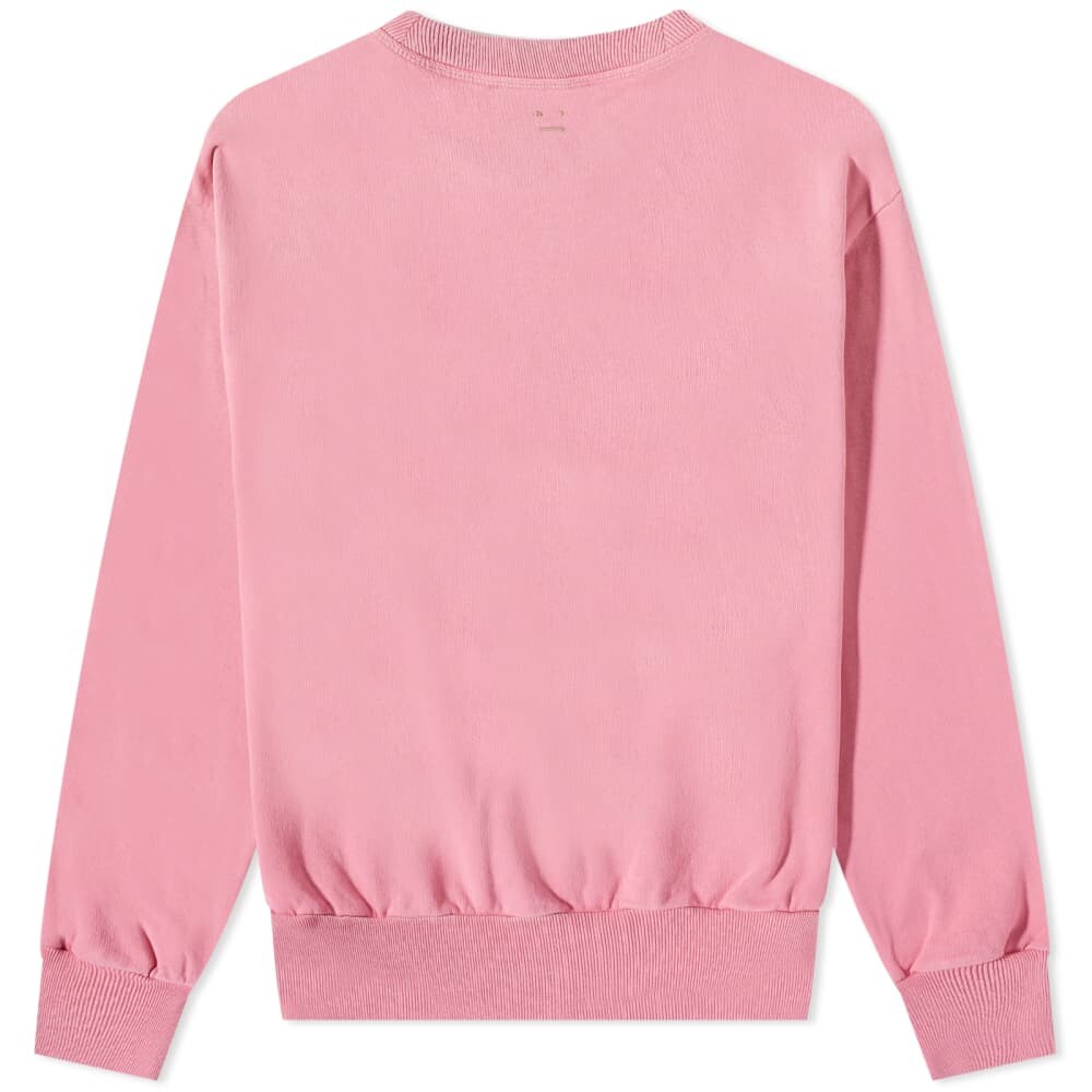 

Толстовка Acne Studios Fiah Fade Face Crew Sweat, Розовый