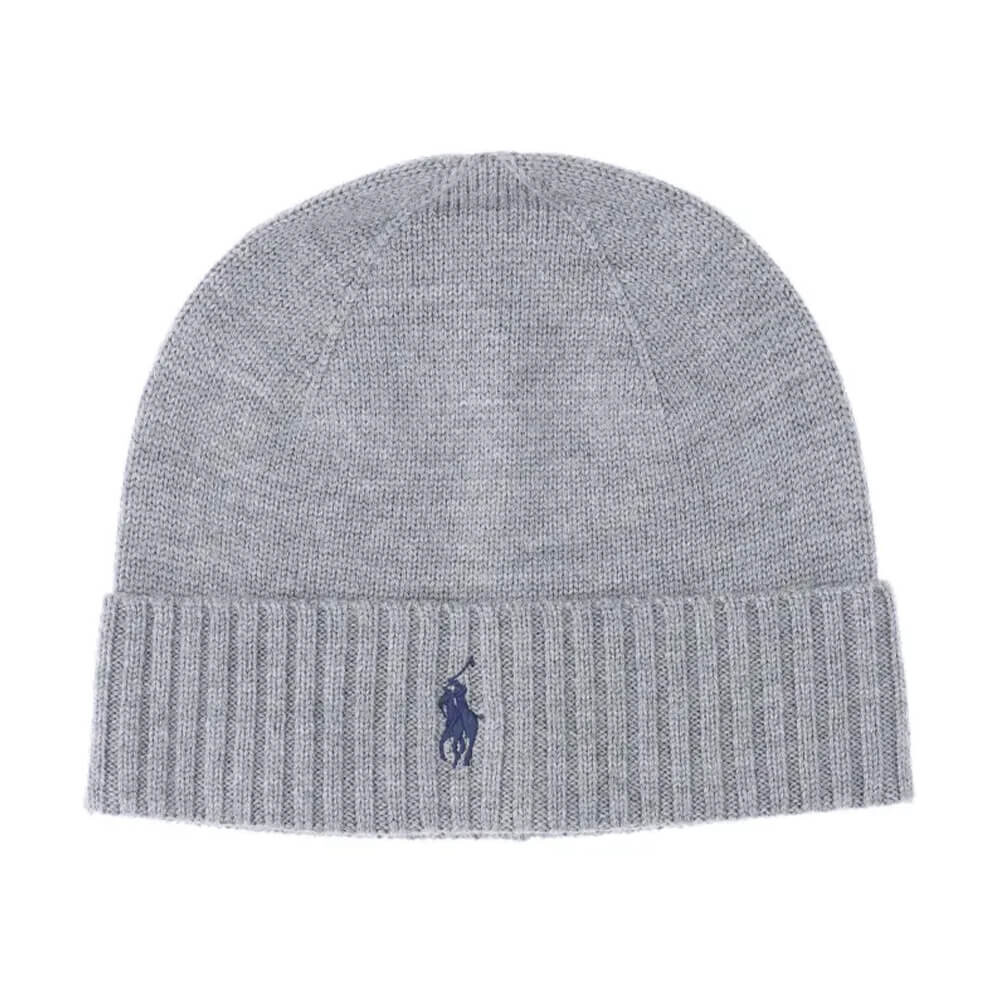 

Шапка Polo Ralph Lauren, светло-серый