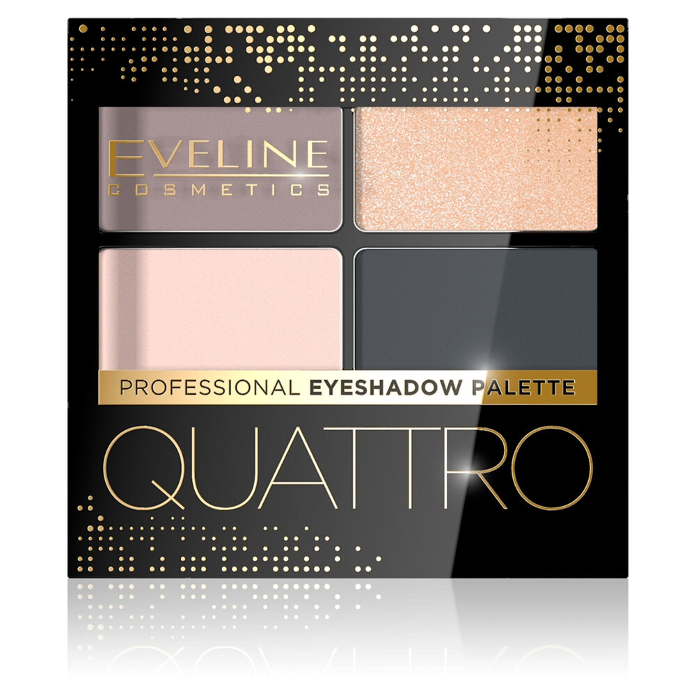 

Eveline Cosmetics Палетка теней для век Quattro Professional Eyeshadow Palette 02 3,2 г