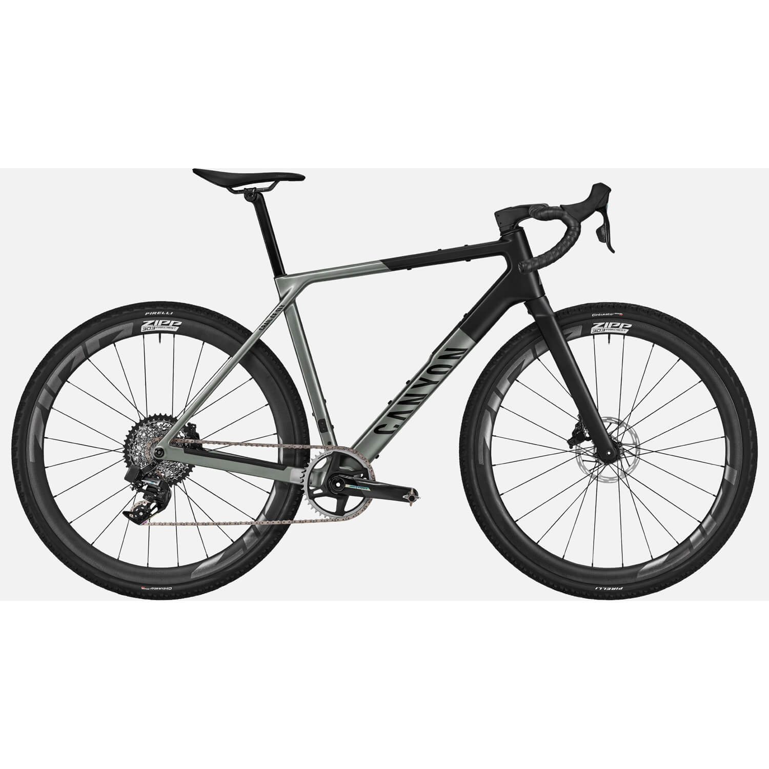 Гравийный велосипед Canyon Grail CF SLX 8 AXS, серый
