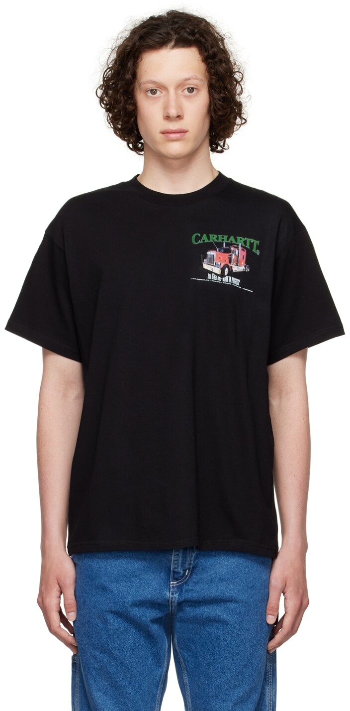 

Черная футболка из органического хлопка Carhartt Work In Progress