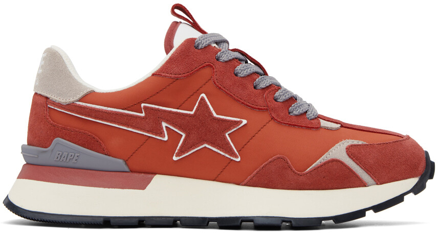 

Оранжево-серые кроссовки Road Sta Express BAPE, Оранжевый