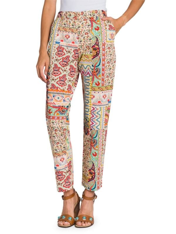 

Абстрактные брюки в стиле пэчворк Etro