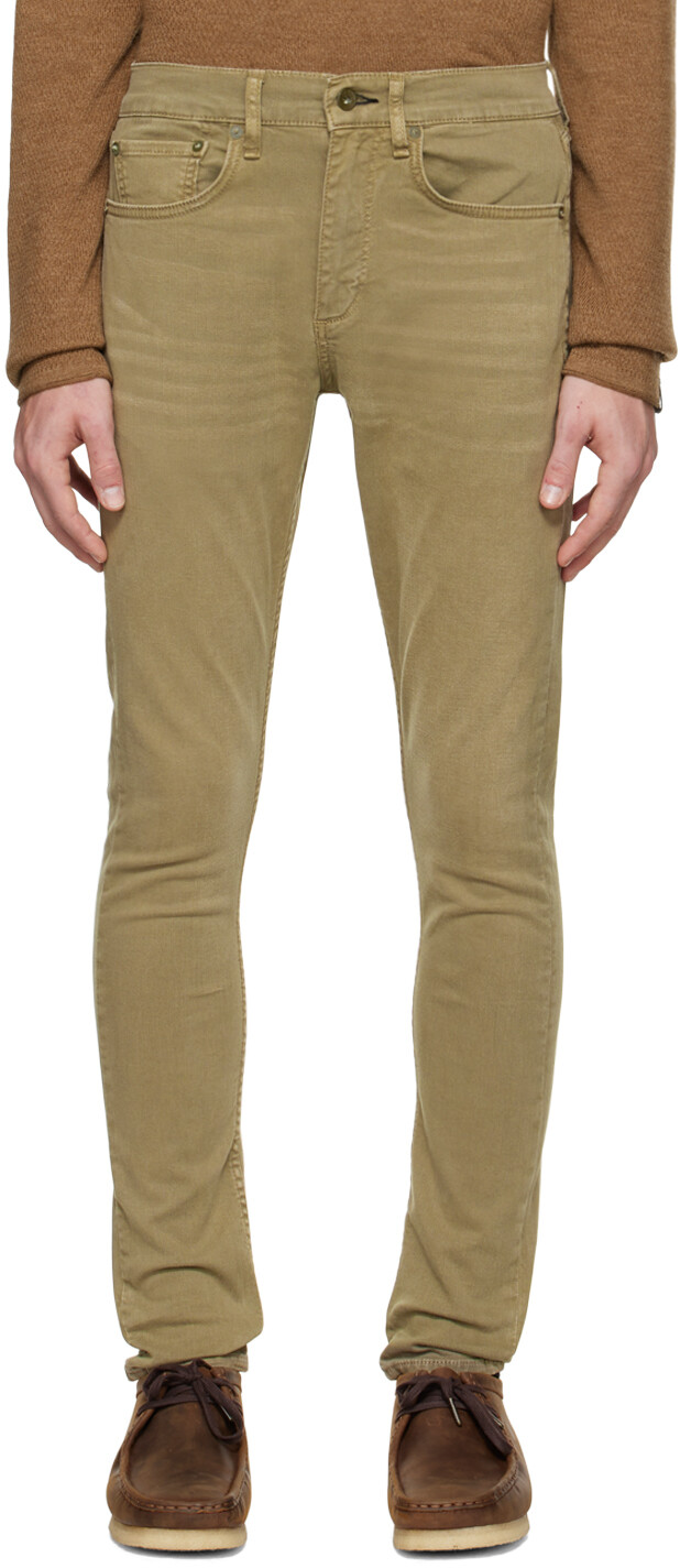 

Зеленые джинсы Aero с посадкой 1 rag & bone