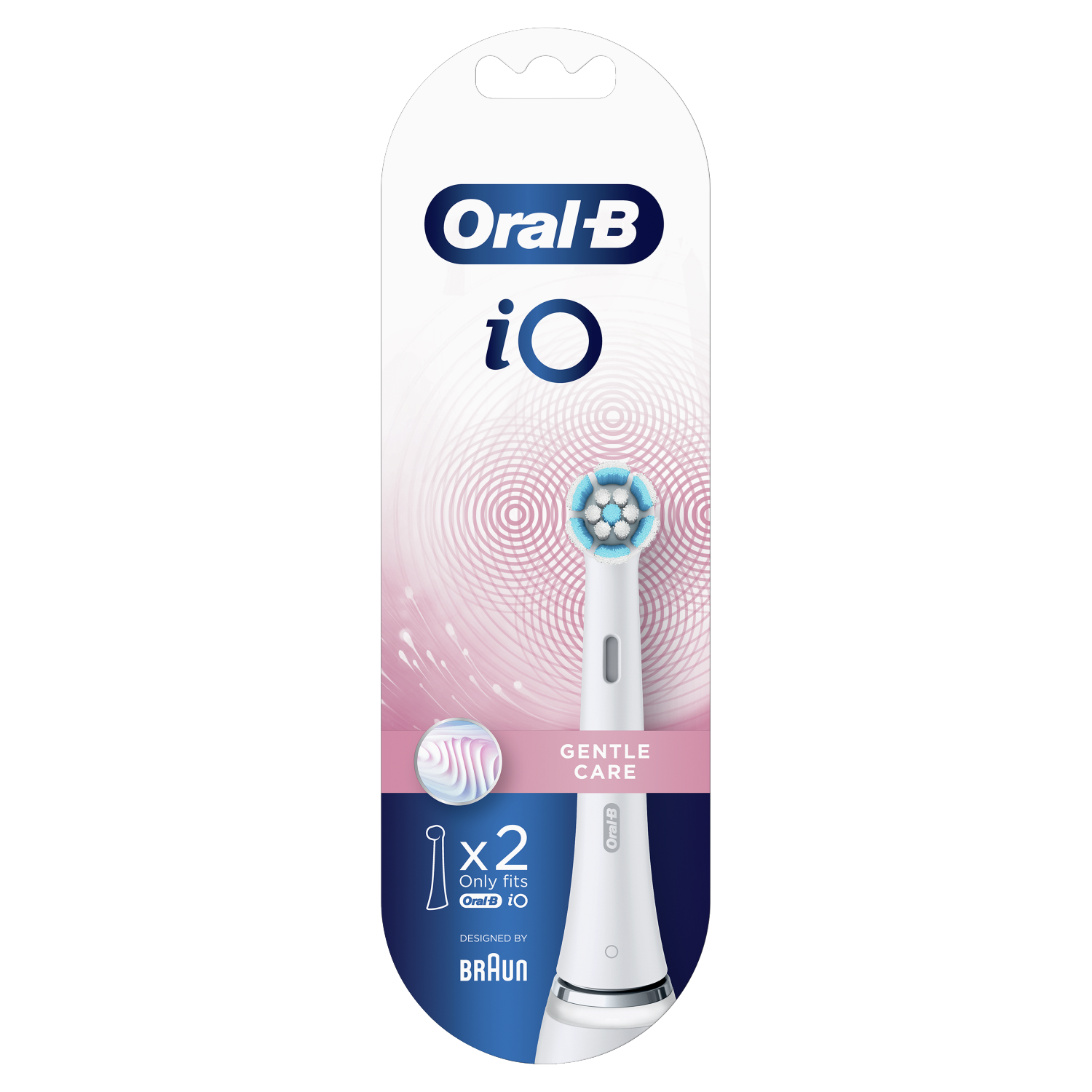 Oral-B IO Gentle Care насадки для магнитной зубной щетки, 2 шт/1 упаковка - фото