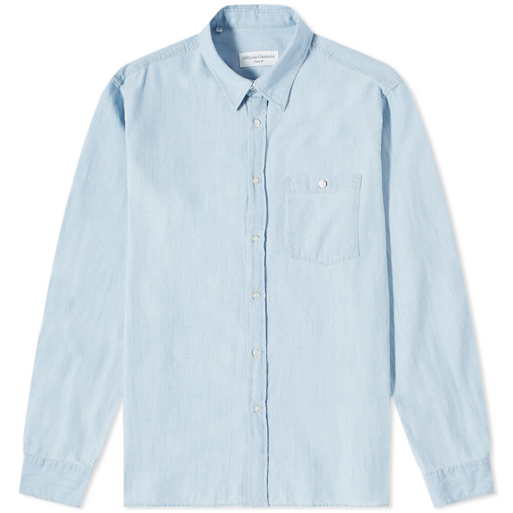 

Рубашка Officine Générale Alex Chambray Shirt