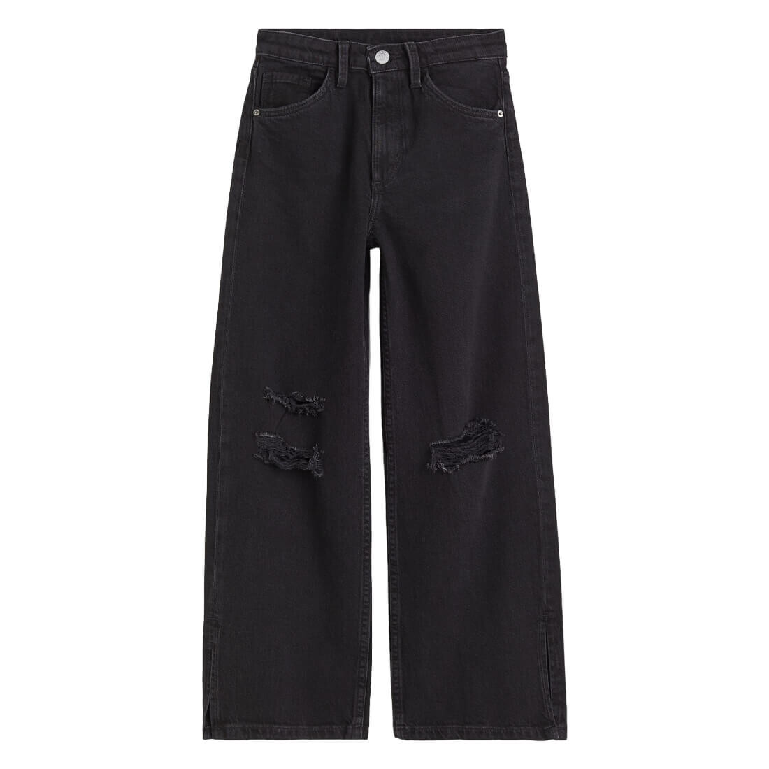 

Джинсы H&M Wide High, черный