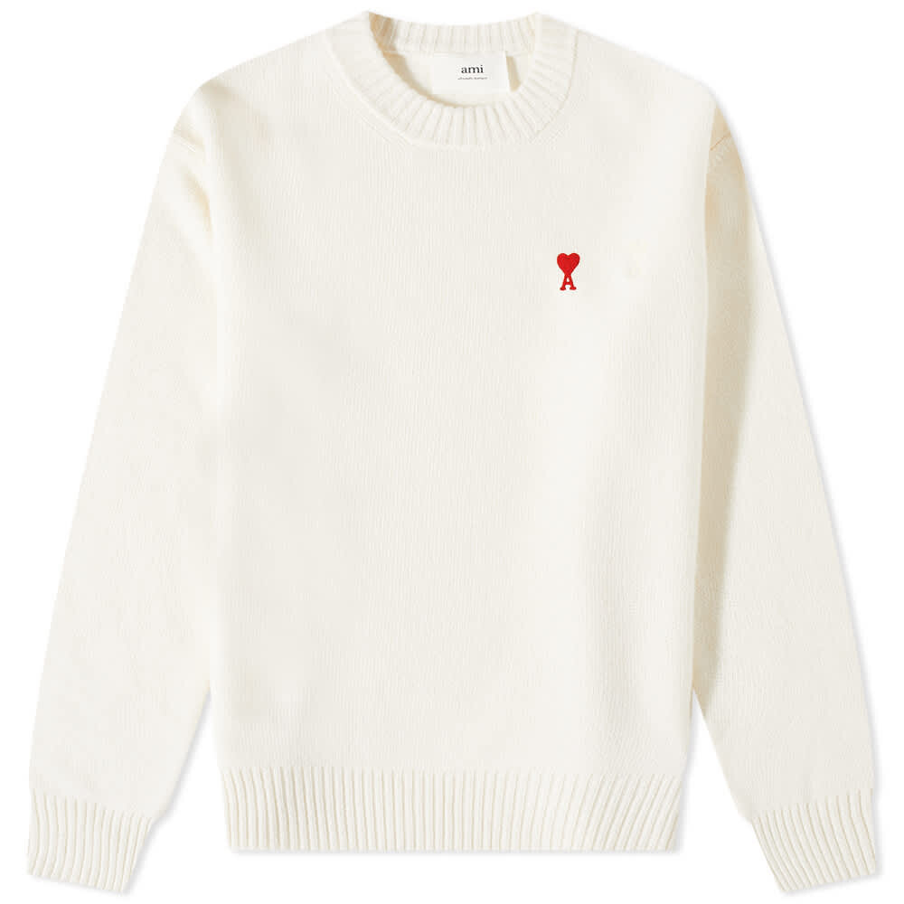 

Джемпер AMI Tonal Small A Heart Crew Knit, Белый
