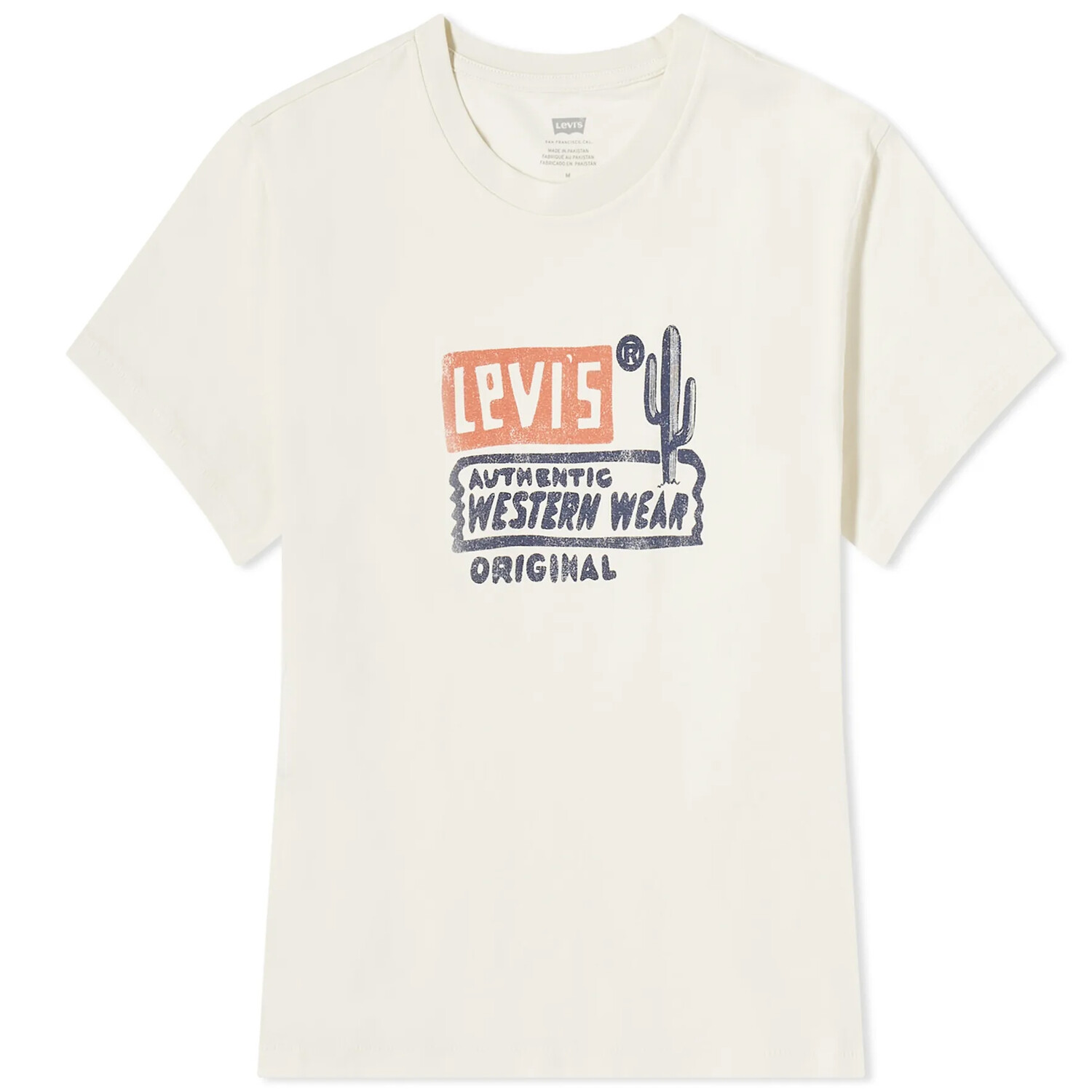 

Футболка Levis Vintage Clothing Western Print Graphic Classic, светло-кремовый, Бежевый