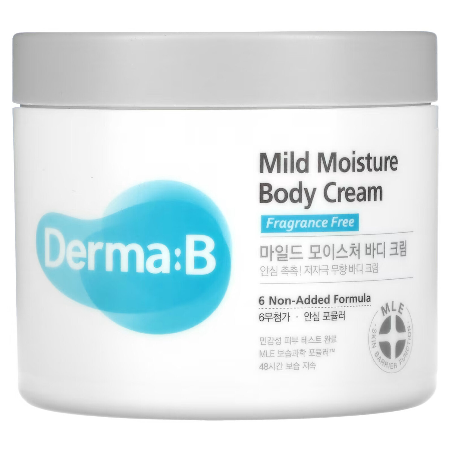 

Derma:B, Мягкий увлажняющий крем для тела, без отдушек, 430 мл (14,54 жидк. унций)