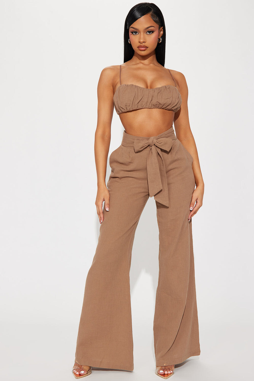 

Брюки Fashion Nova TP40008C, мокко