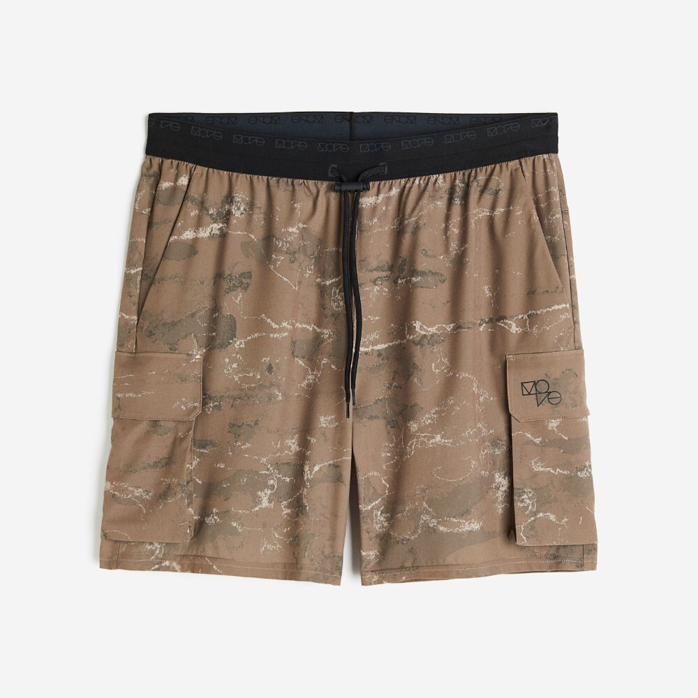 

Шорты H&M DryMove Sports Cargo, бежевый