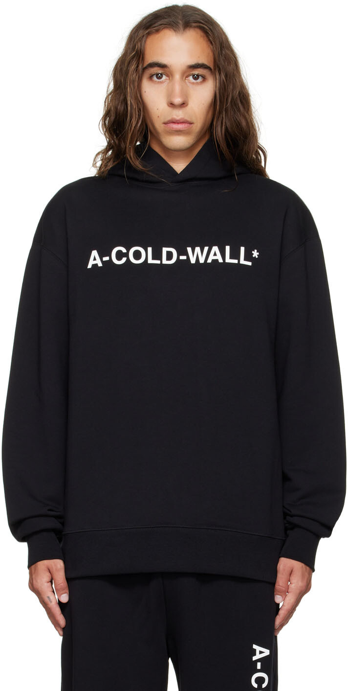 

Черная толстовка с капюшоном A-COLD-WALL*, Черный
