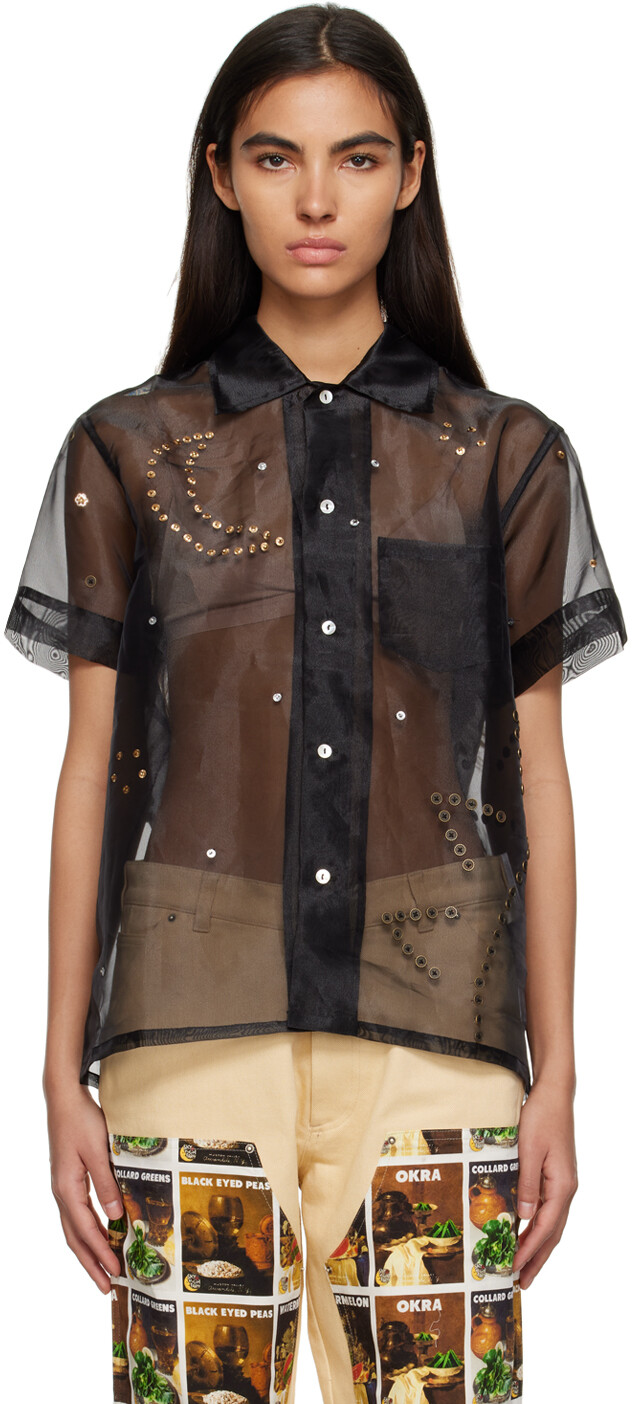 

Черная рубашка созвездия Sky High Farm Workwear