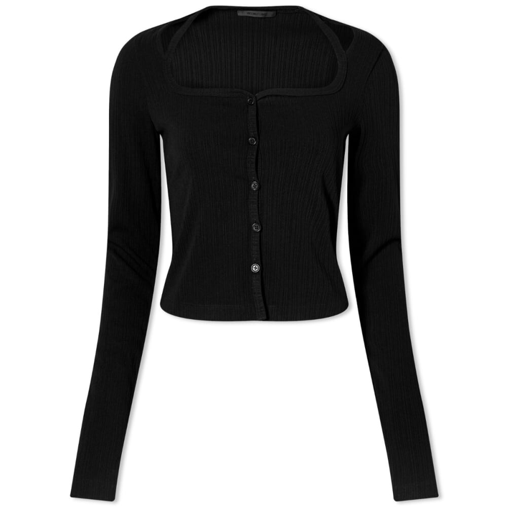 

Джемпер Helmut Lang Square Neck Cardigan, Черный