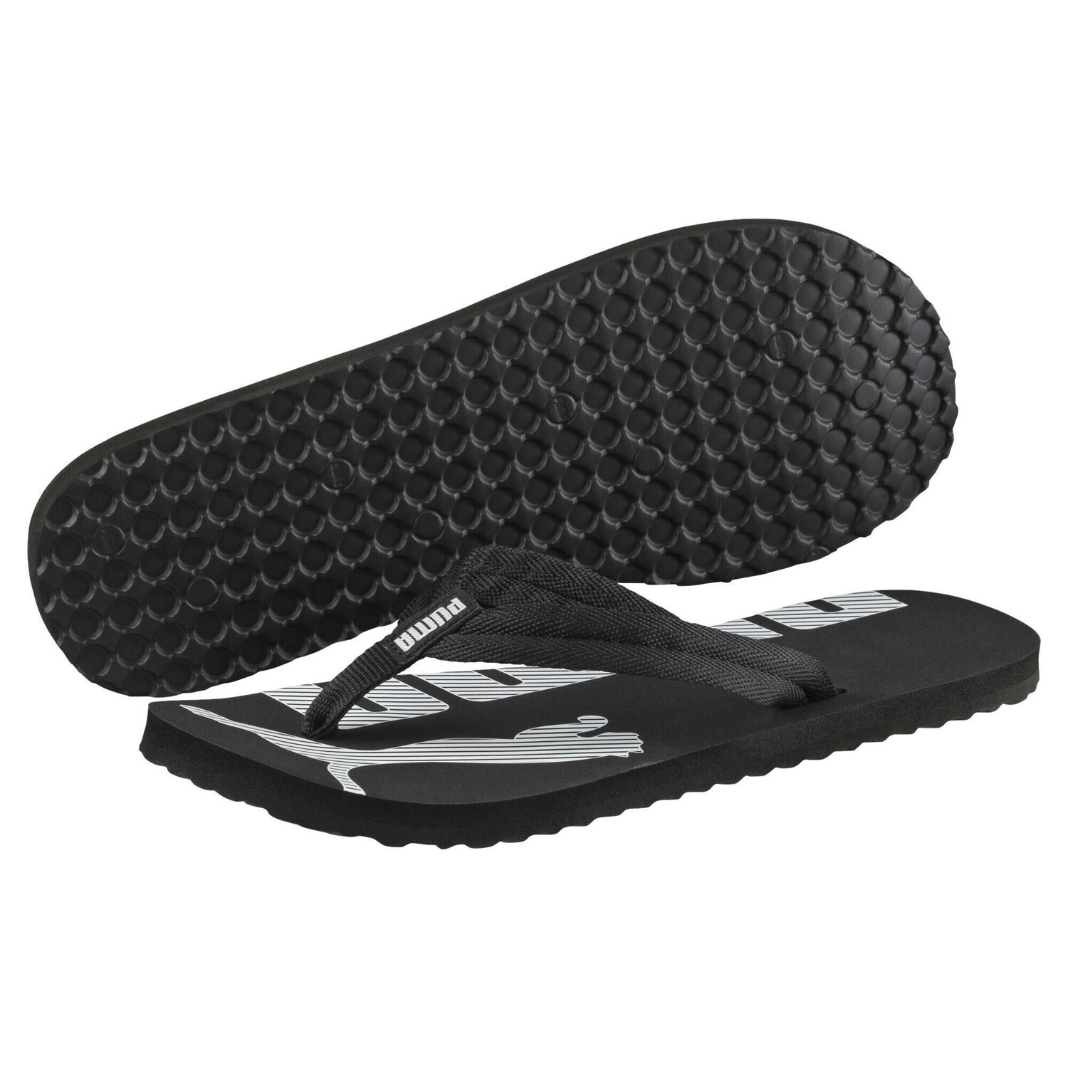 

Сандалии Epic Flip v2 PUMA, черный / белый / белый
