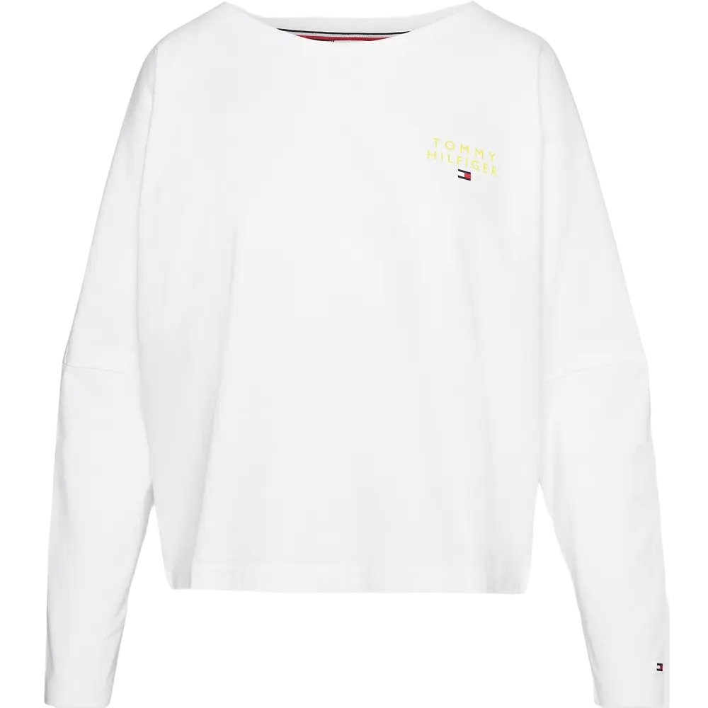 

Лонгслив Tommy Hilfiger Logo, белый