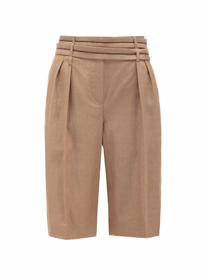 

Шорты с поясом Brunello Cucinelli
