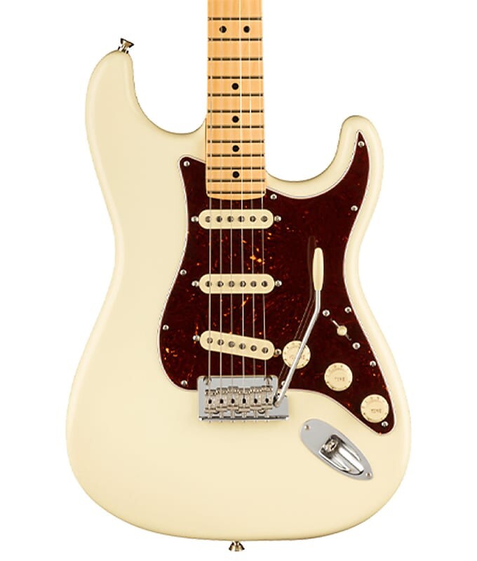 

Fender American Professional II Stratocaster, кленовый гриф, белый цвет