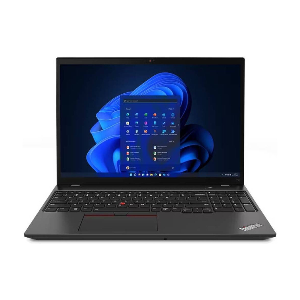 Ноутбук Lenovo ThinkPad T16 Gen 1, 16", 8 ГБ/256 ГБ, i5-1235U, Iris Xe, Windows 11 Pro, черный, англ/араб клавиатура