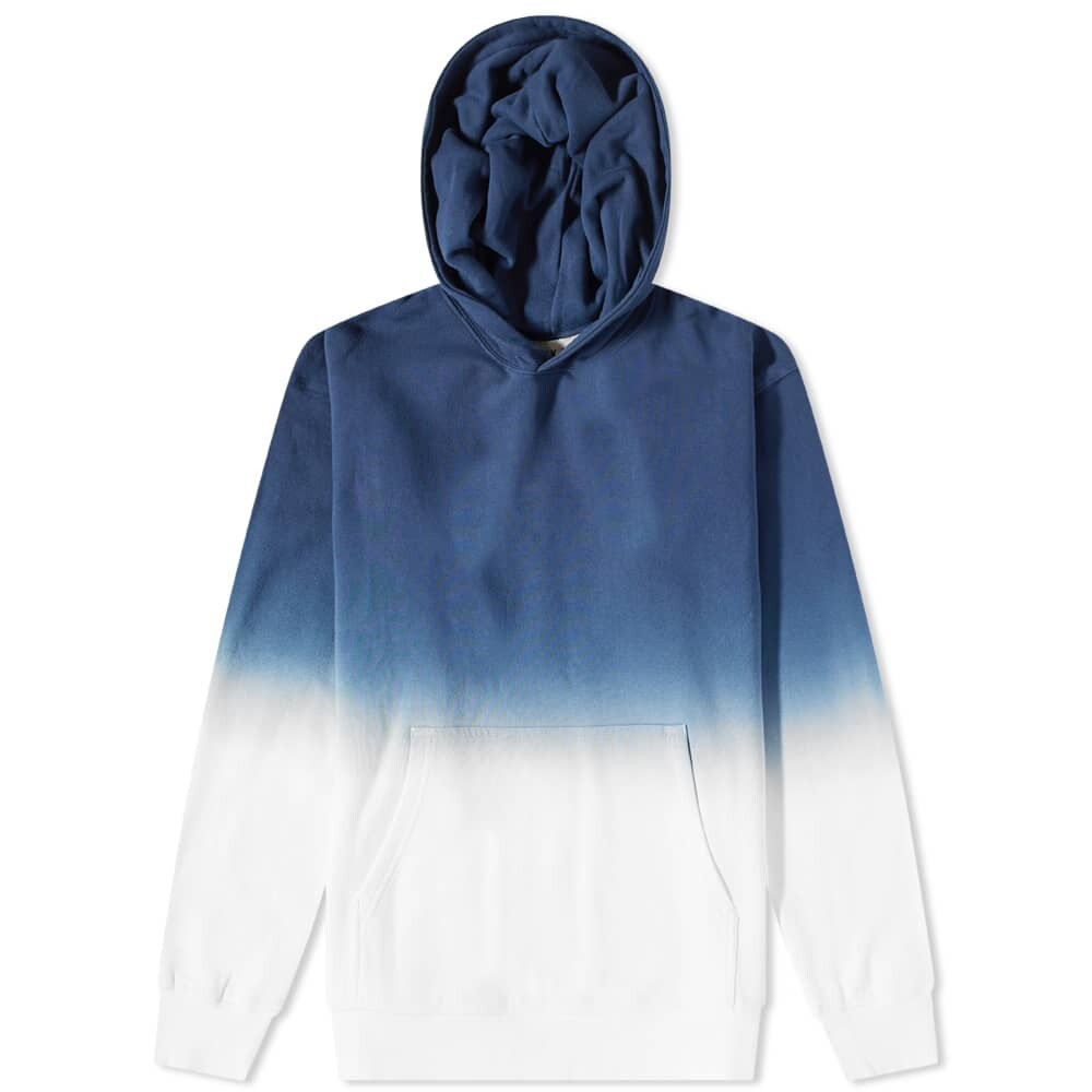 

Толстовка Taikan Plain Heavyweight Dip Dye Hoody, Синий