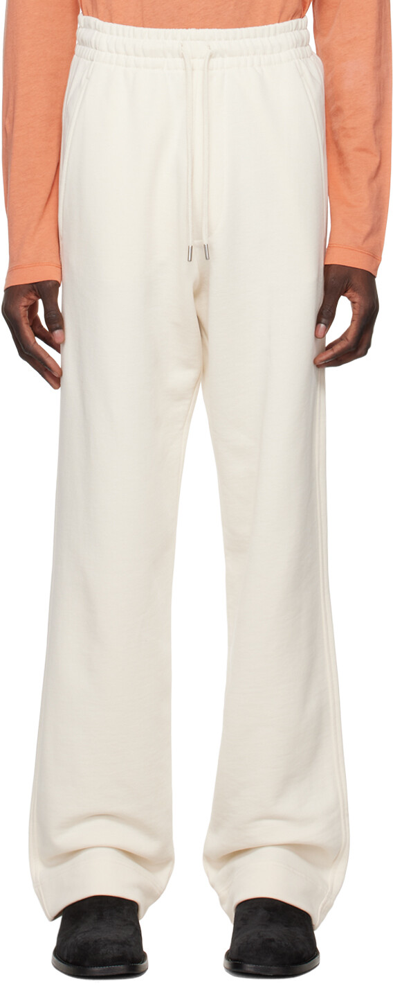 

Брюки Off-White со шнурком Dries Van Noten, Белый
