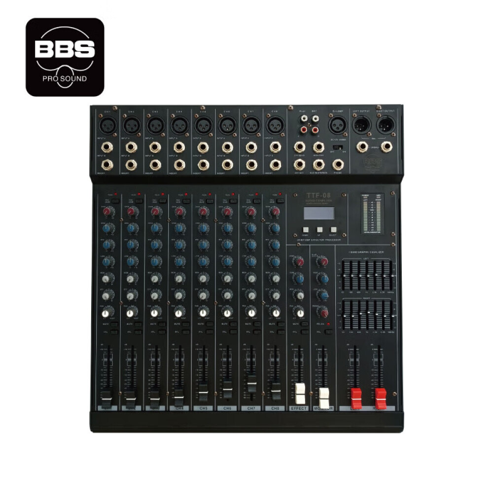 

Микшер профессиональный BBS TTF-08 8-полосный