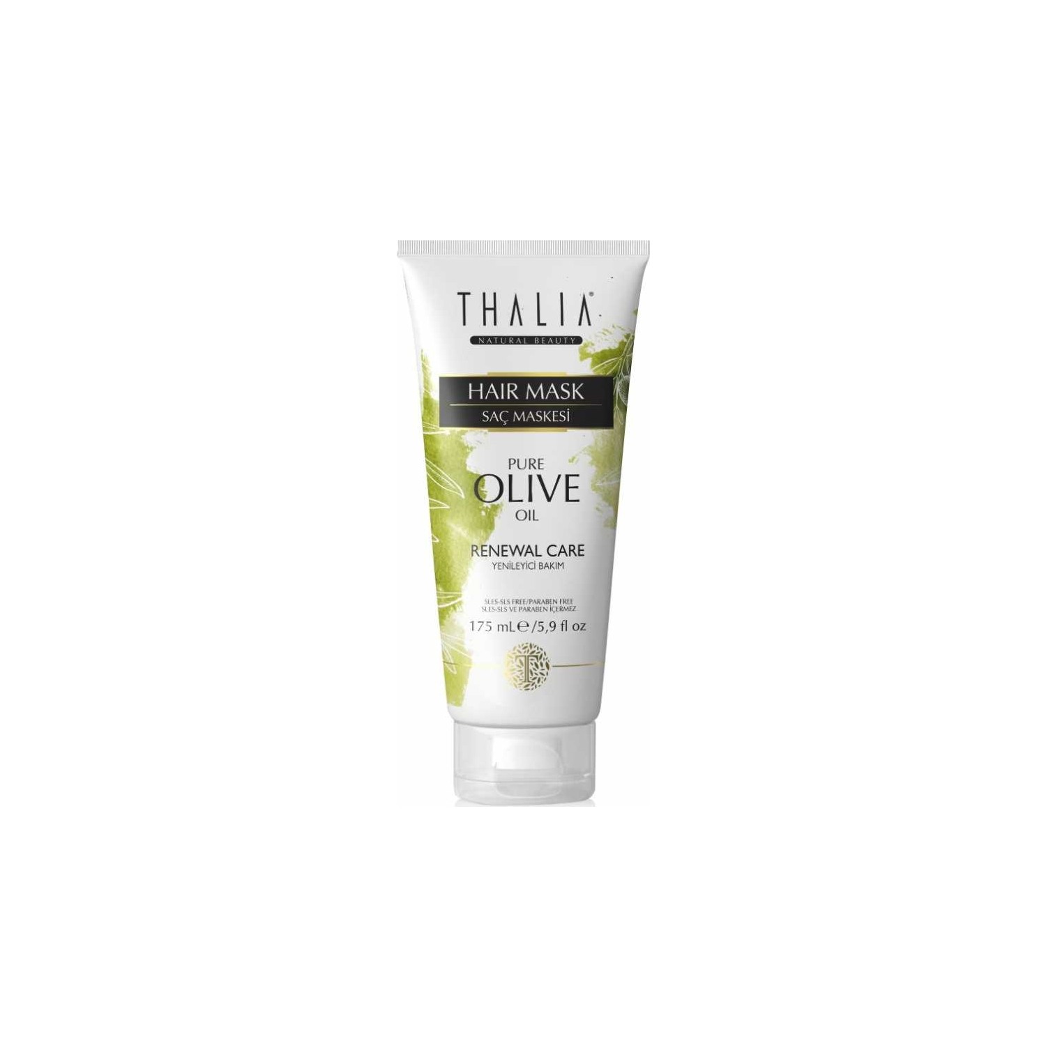 Увлажняющая маска для ухода за волосами Thalia с оливковым маслом, 175 мл цена и фото